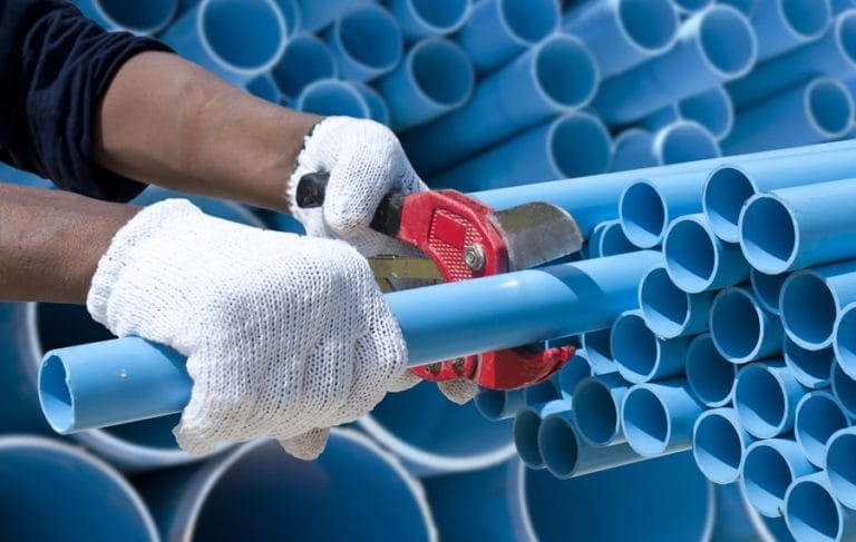 Icosawater Bluepipes Being Cut